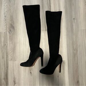 Vero Cuoio Black Over the Knee Boots